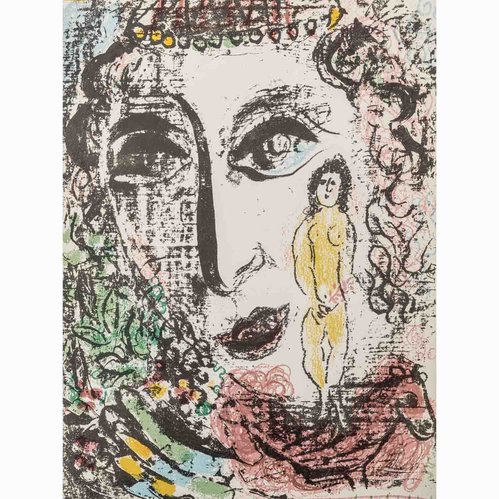 CHAGALL, Marc, NACH, (M.C.:1887-1985), Drei Farblithographien, - Image 4 of 5