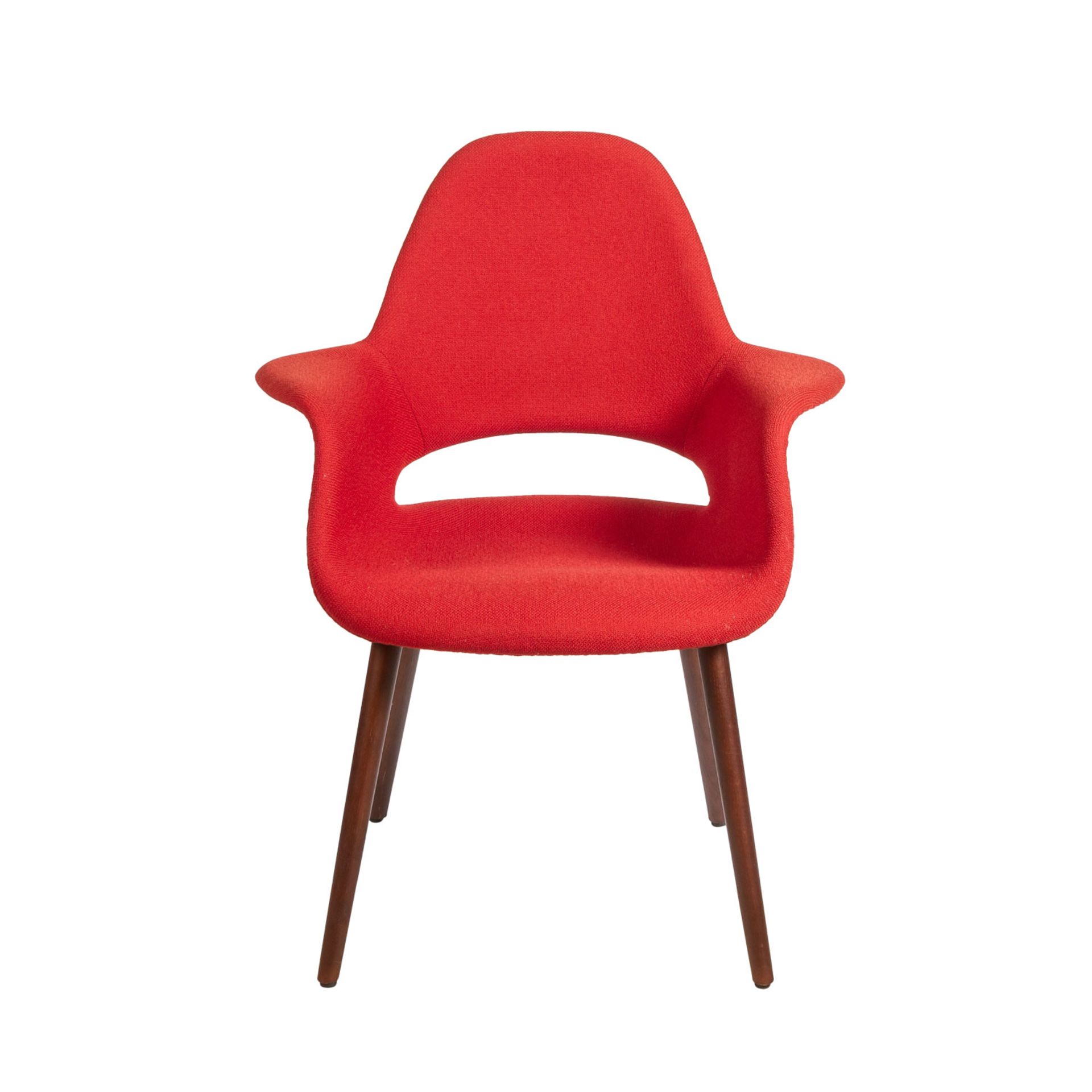 EERO SAARINEN & CHARLES EAMES "Zwei Ornanic Conference-Chair" Design des 20.Jh. - Image 2 of 6