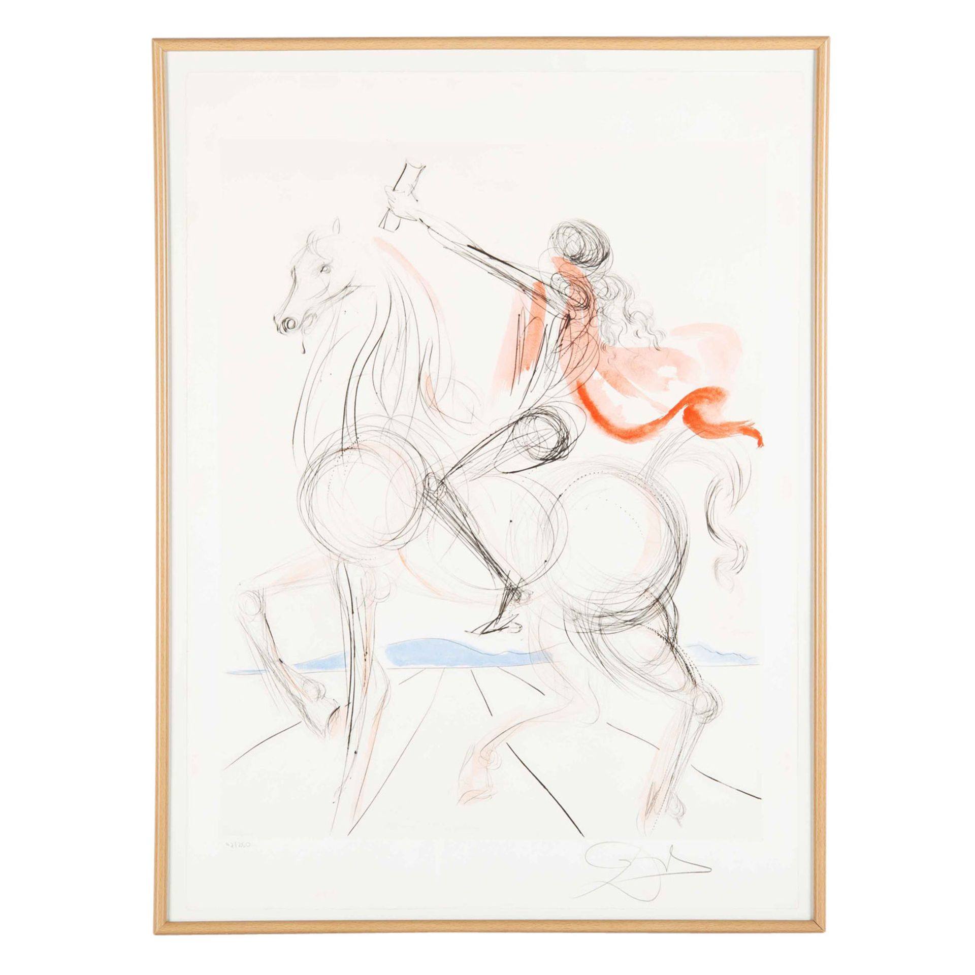 DALÍ, Salvador (1904-1989), "Chevalier Léonardesque", 1975 - Image 2 of 5