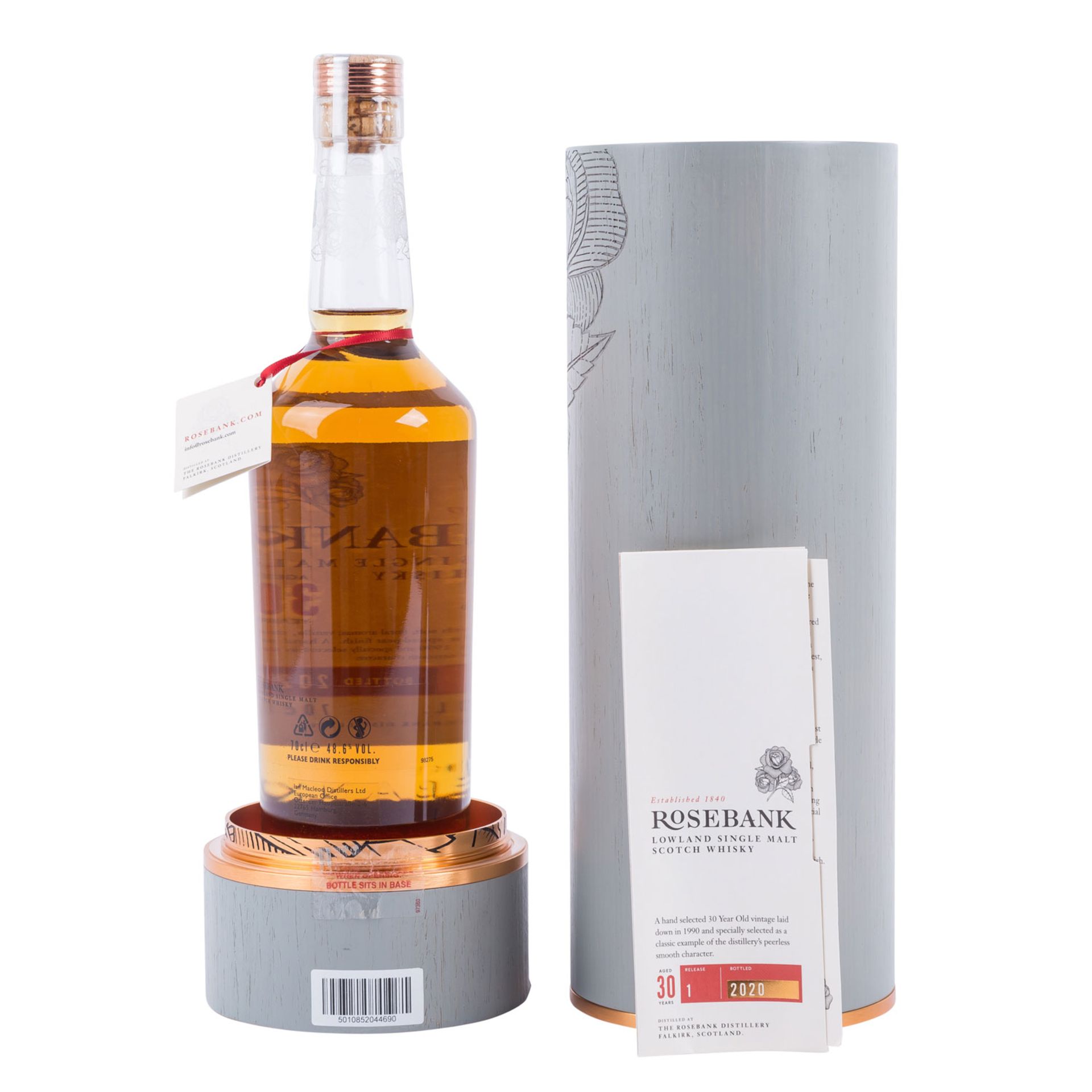ROSEBANK 'Lowland Single Malt Scotch Whisky 'Aged 30 Years' 1990 - Image 3 of 4