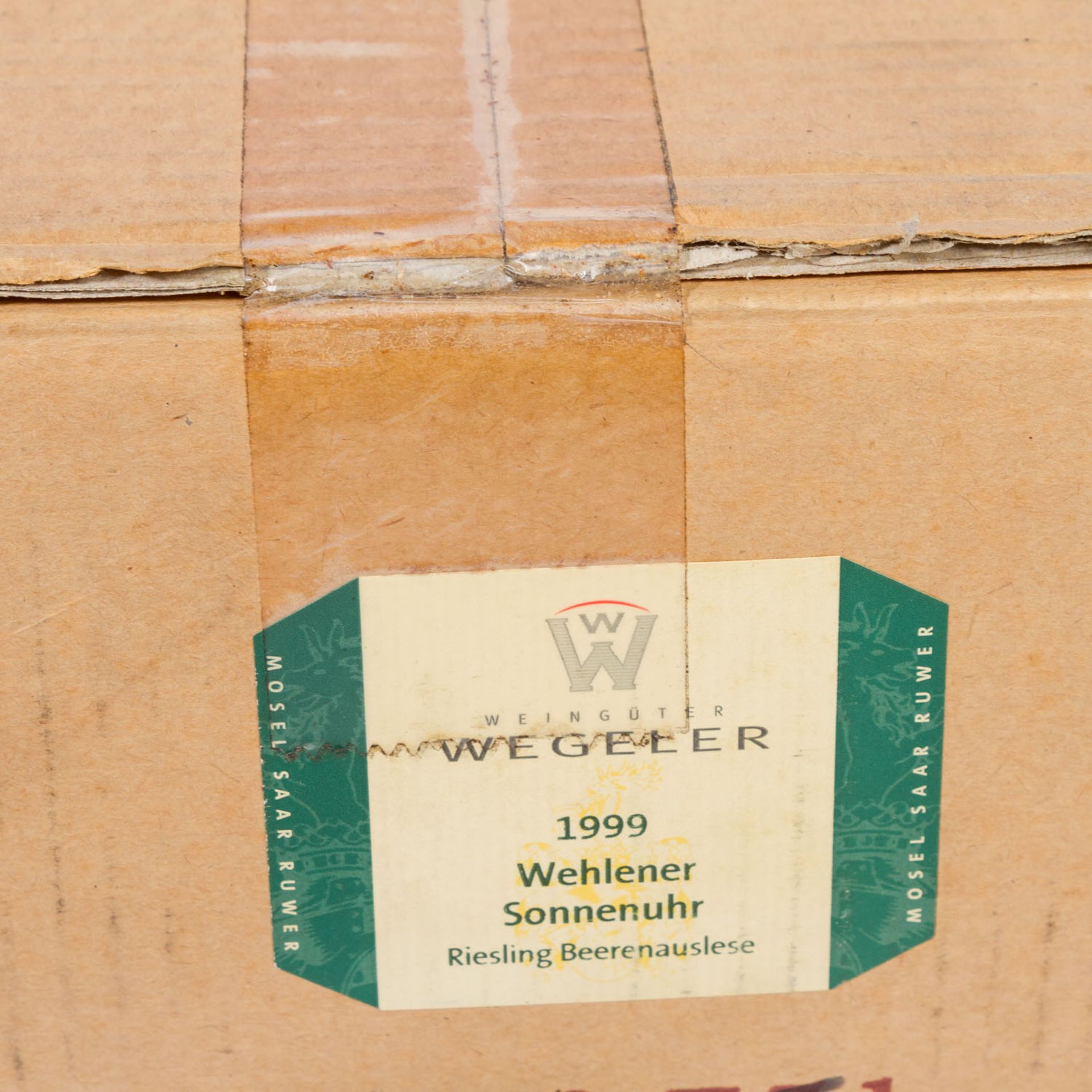 GEHEIMRAT J. WEGELER 6 halbe Flaschen WEHLENER-SONNENUHR RIESLING BEERENAUSLESE 1999 - Image 2 of 2