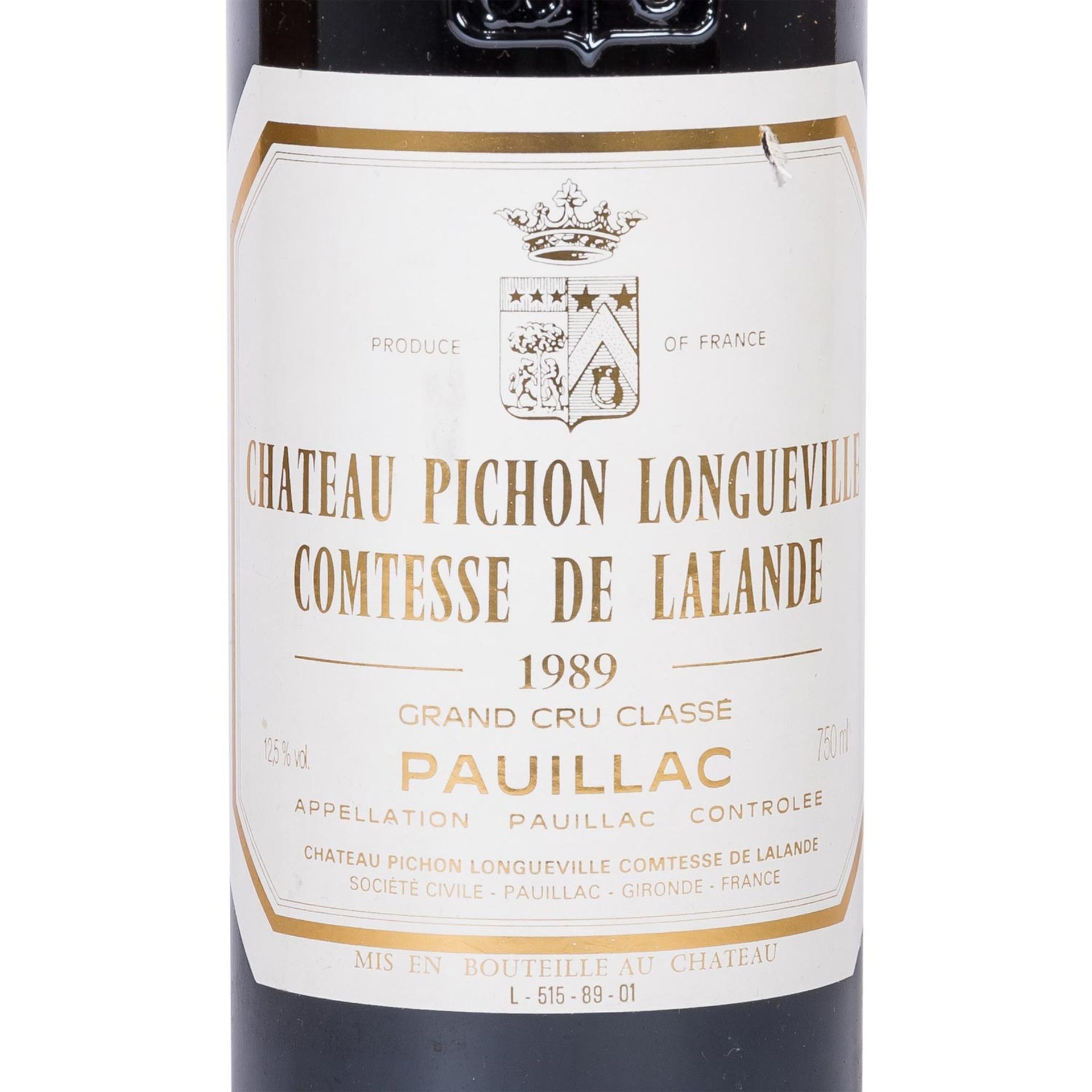 CHÂTEAU PICHON LONGUEVILLE COMTESSE DE LALANDE 2 Flaschen PAUILLAC 1989 - Image 3 of 5