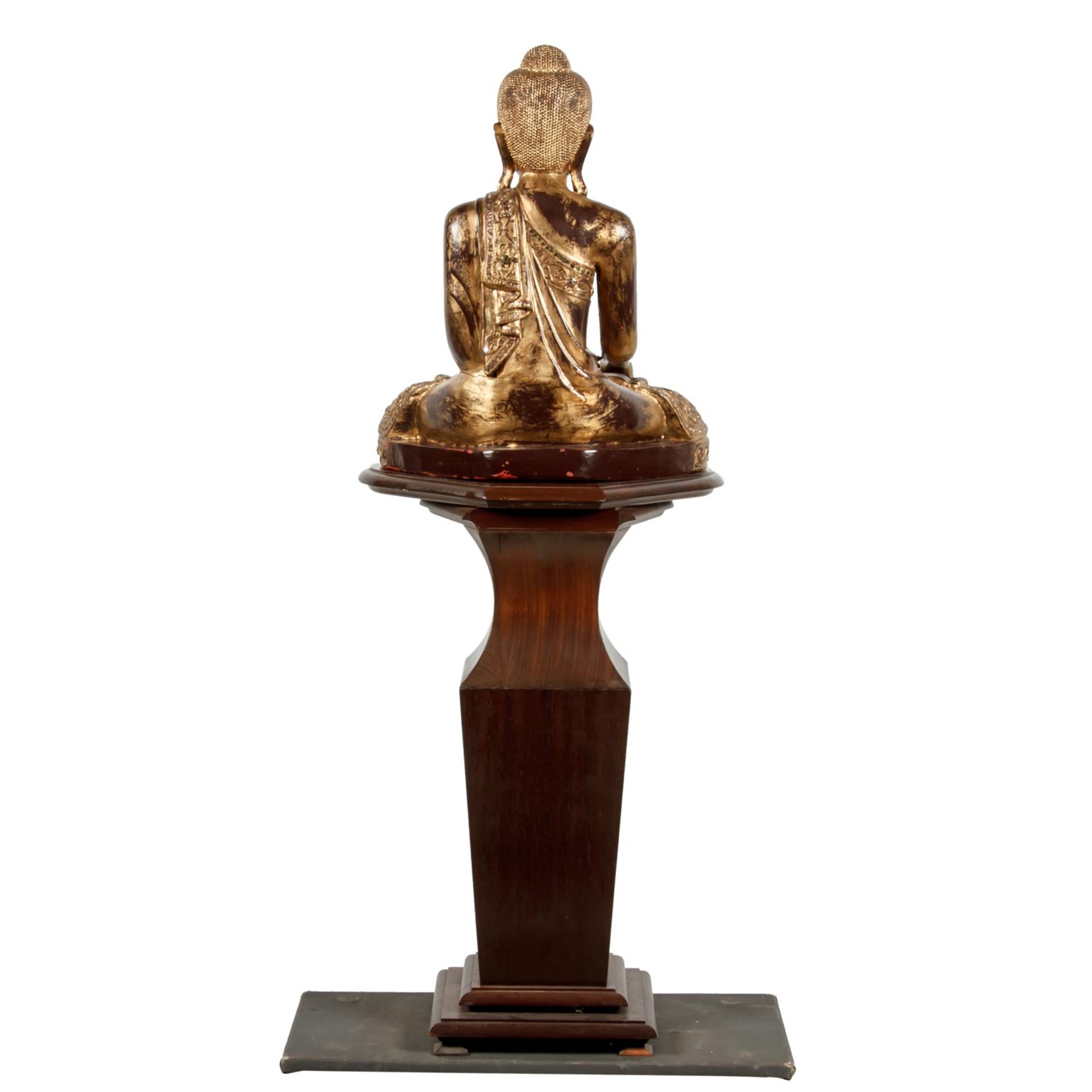 Buddha Shakyamuni im Mandalay-Stil. THAILAND, 1. Hälfte 20. Jh., - Image 3 of 5