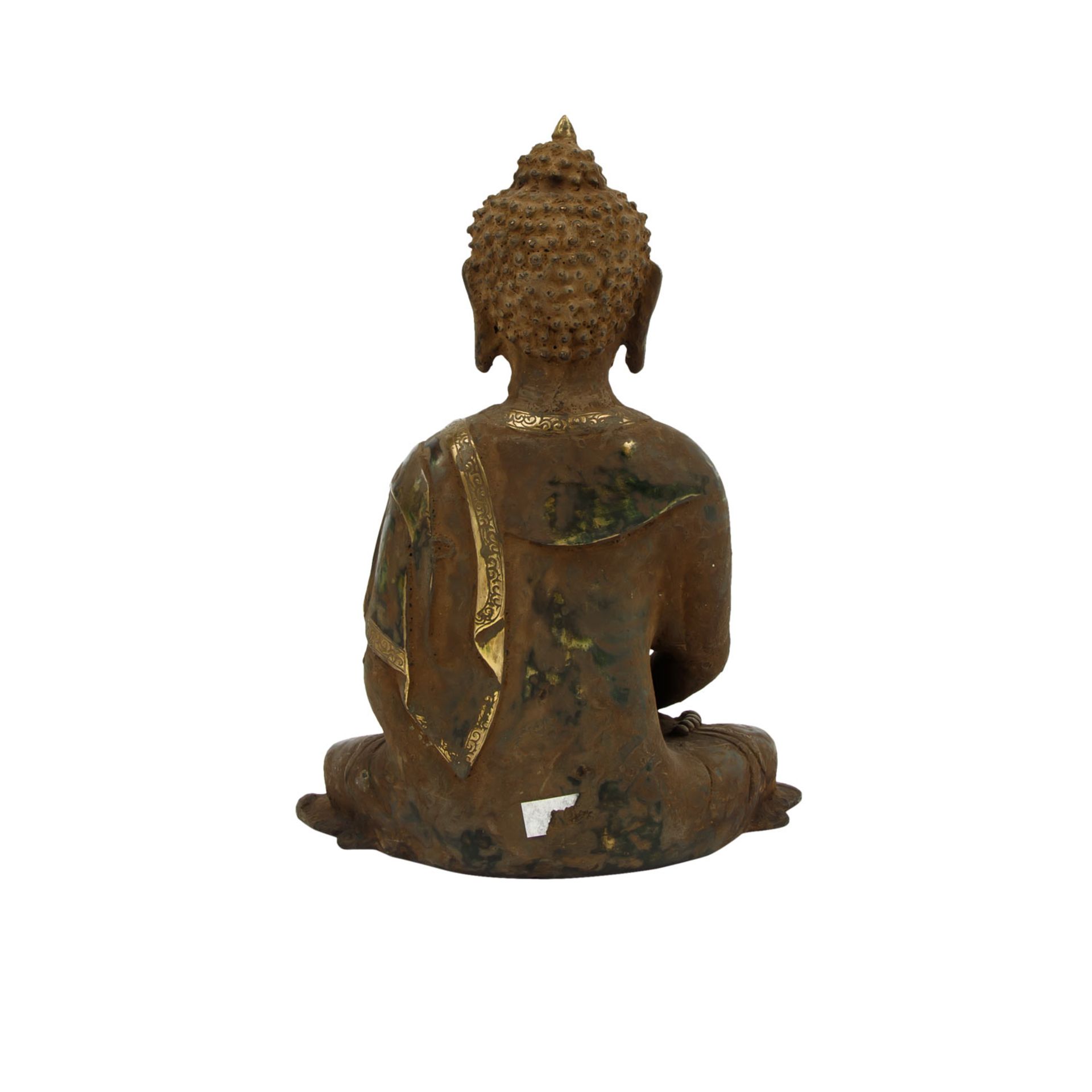 Buddha aus Metall. SINOTIBETISCH, 1. Hälfte 20. Jh. - Image 4 of 8