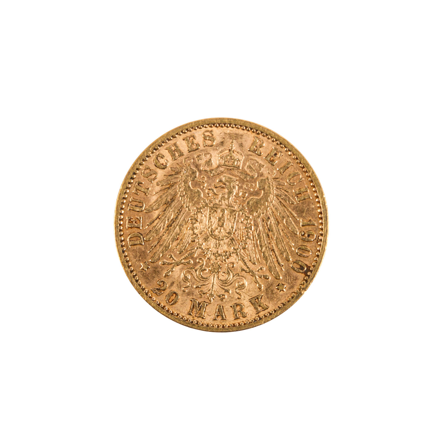 Bayern/GOLD - 20 Mark 1900 D - Image 2 of 2