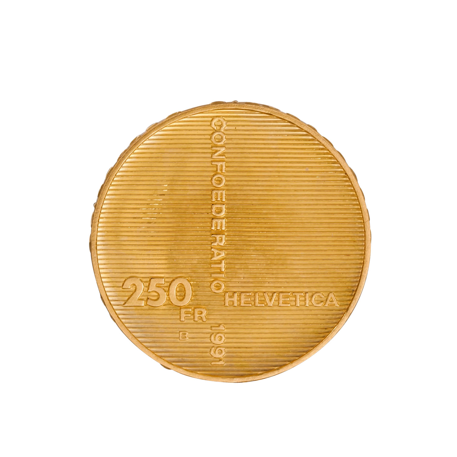 Schweiz /GOLD - 250 Euro 1991-B - Image 2 of 4