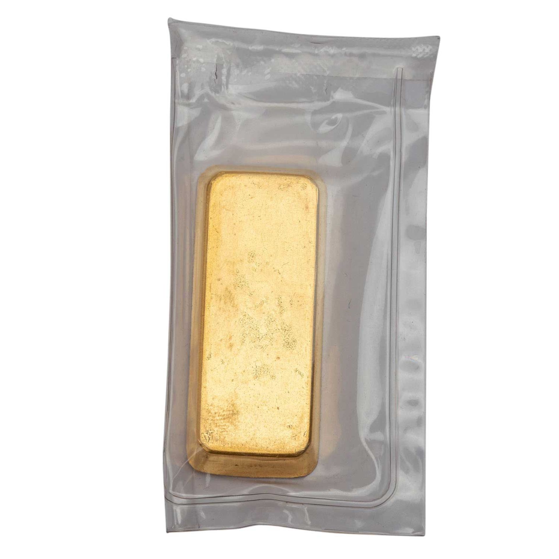 Goldbarren DEGUSSA 100 g, - Image 2 of 2