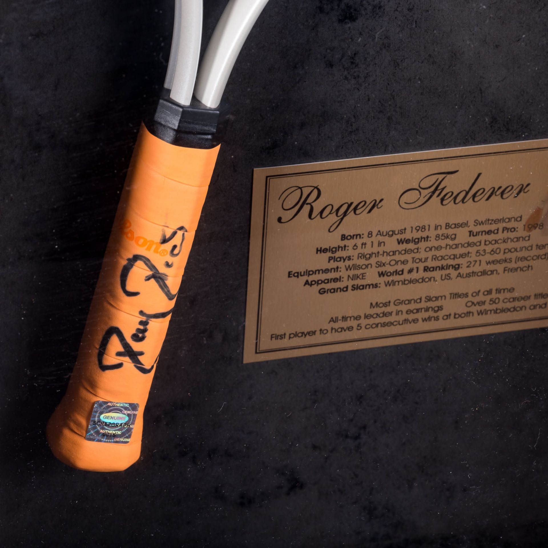 ROGER FEDERER - Signierter Tennisschläger - Bild 3 aus 5