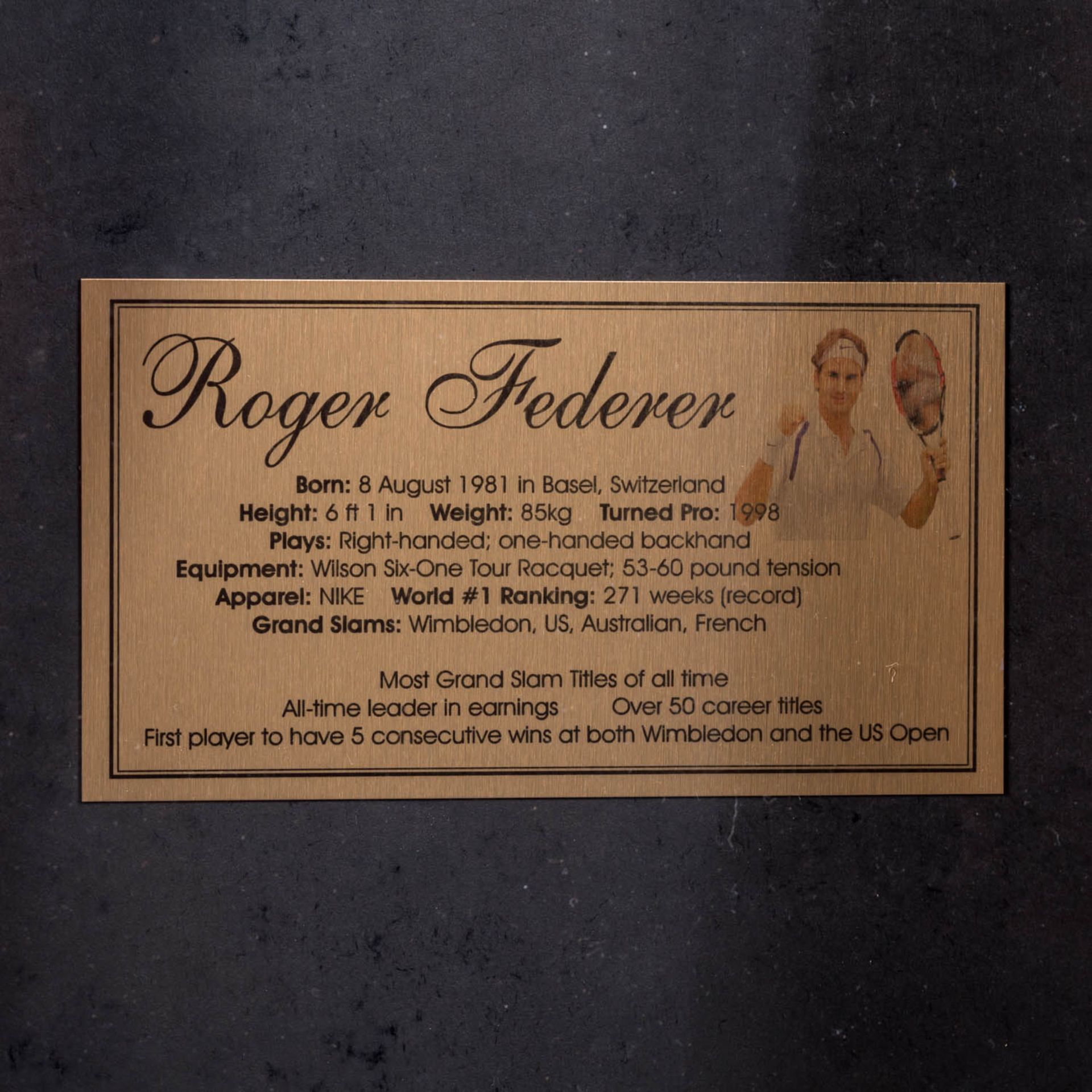 ROGER FEDERER - Signierter Tennisschläger - Bild 4 aus 5