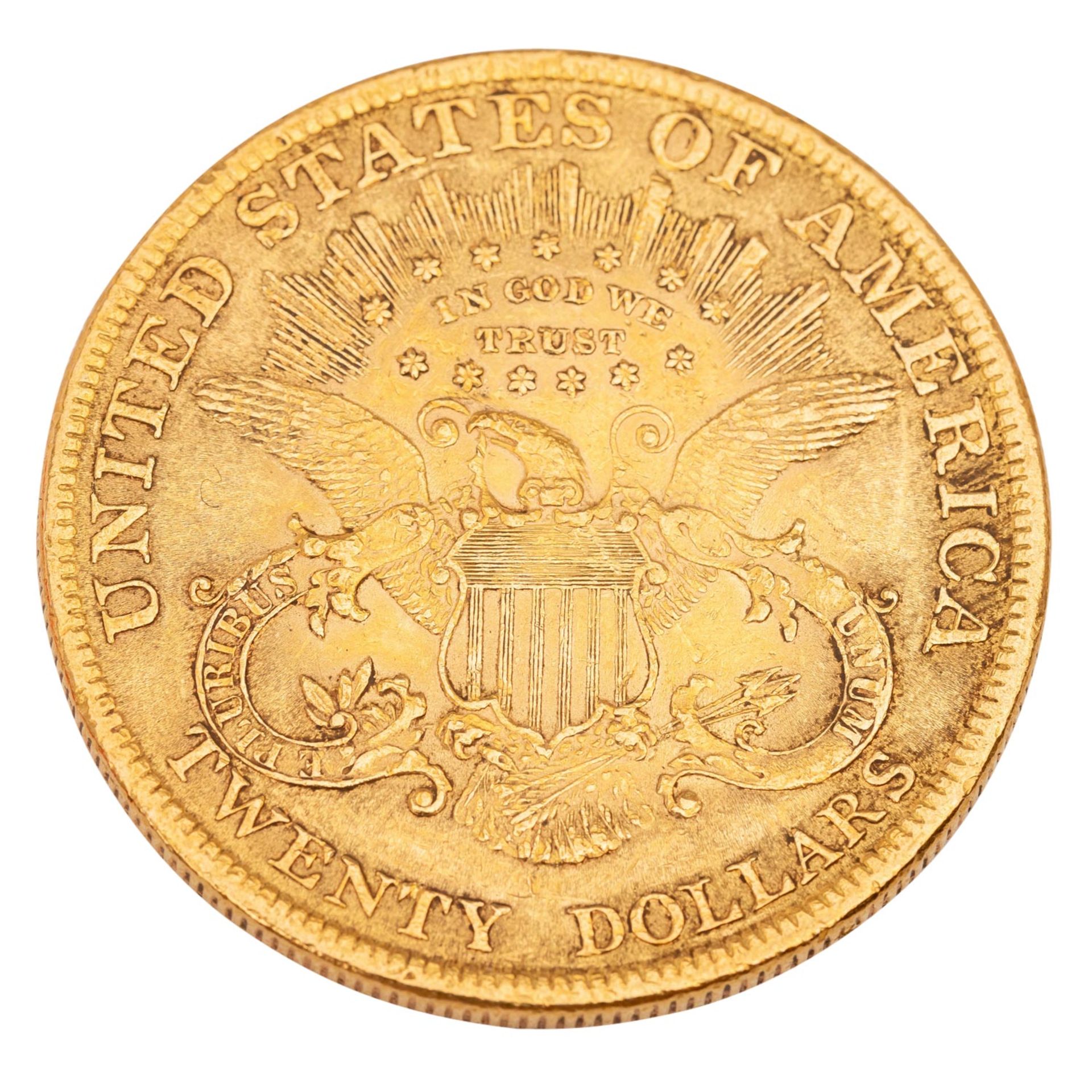 USA/GOLD - 20 Dollars 1899 - Bild 2 aus 2