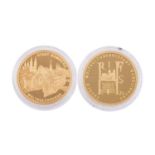 BRD/GOLD - 2x 100 Euro GOLD fein,