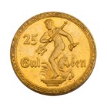 Freie Stadt Danzig /GOLD - 25 Gulden 1930