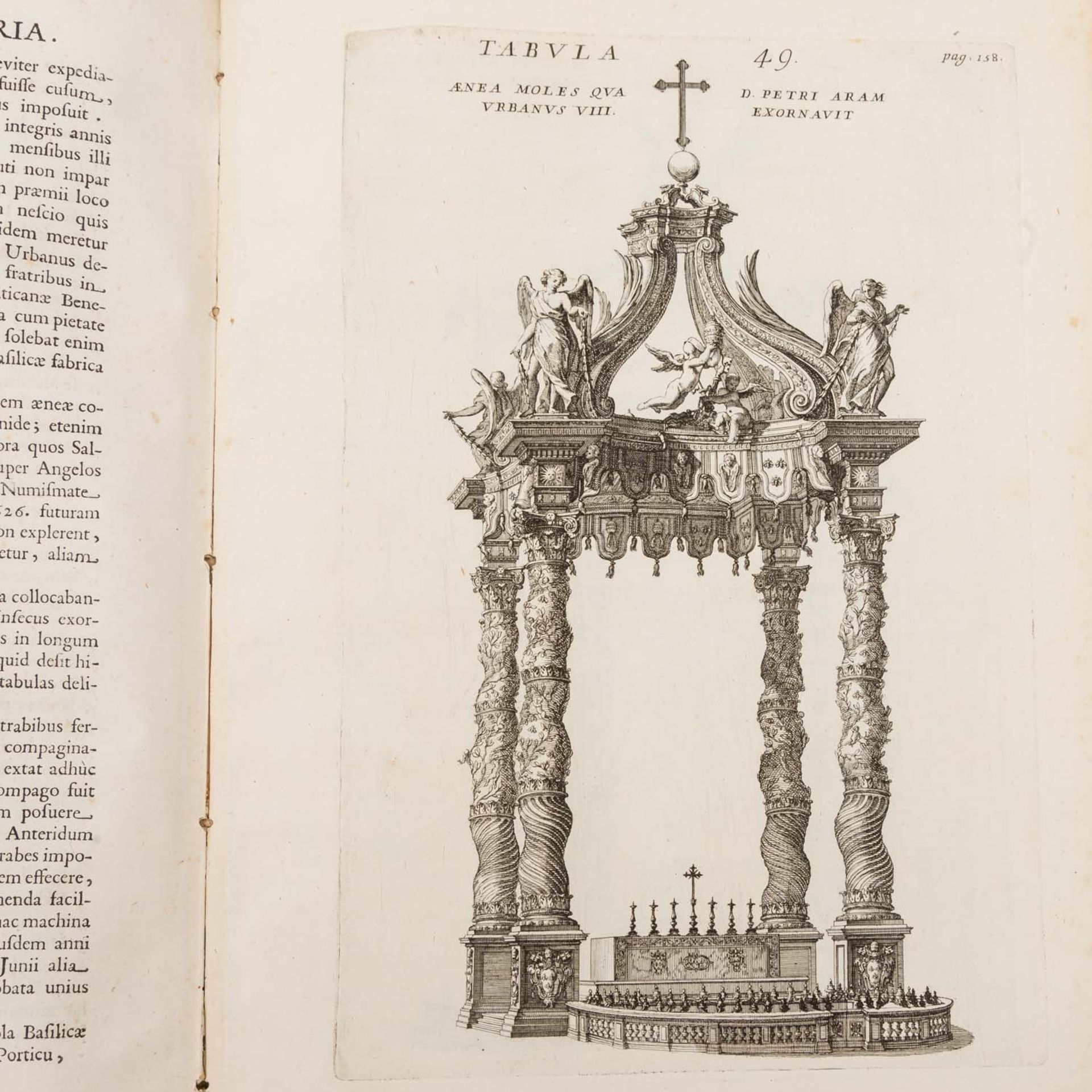 Werk über die Geschichte und Kunst der vatikanischen Bauten, Rom 17.Jh. - - Bild 2 aus 8