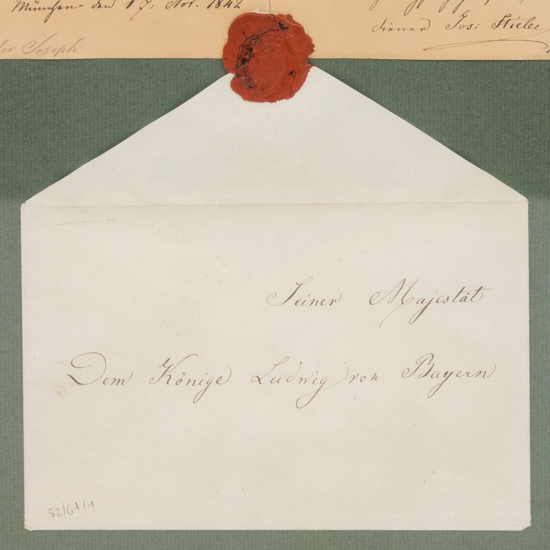 Autographen - Hofmaler und Künstler-Genie JOSEPH STIELER  - Bild 3 aus 5