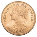 Chile/GOLD - 100 Pesos 1952,