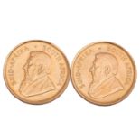 Südafrika/GOLD - 2 x 1/4 oz. Krügerrand