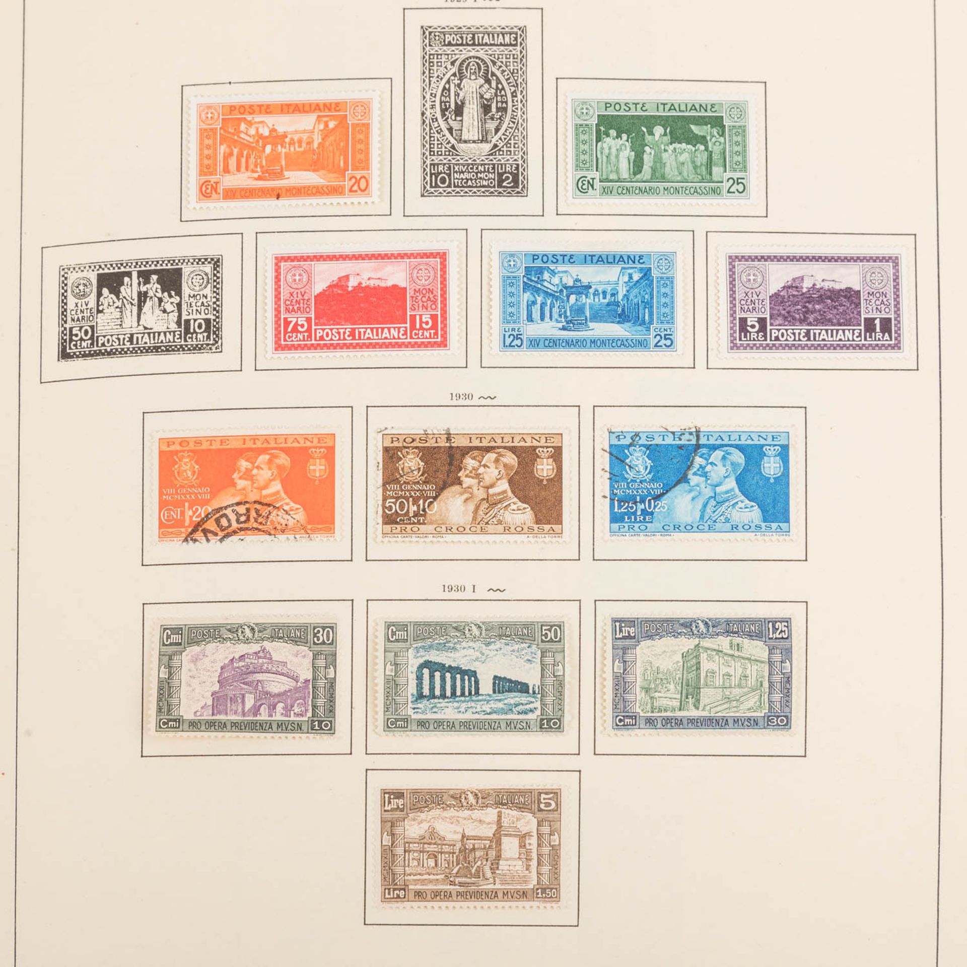 Eine Sammlung mit Italien und Nebengebiete - ab 1861-1985 */O - Image 22 of 29