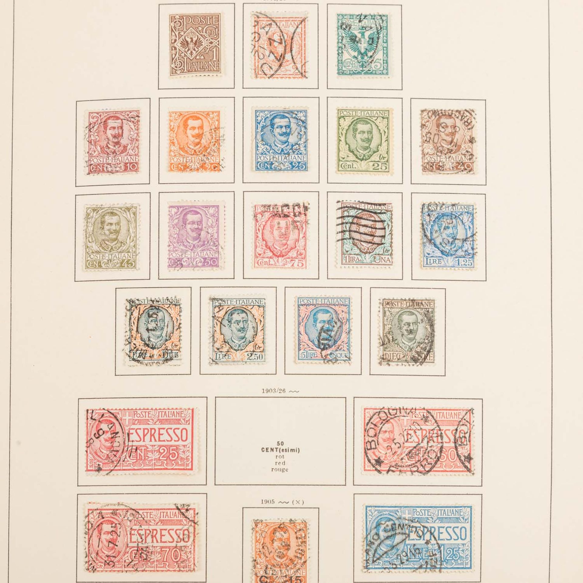 Eine Sammlung mit Italien und Nebengebiete - ab 1861-1985 */O - Image 15 of 29