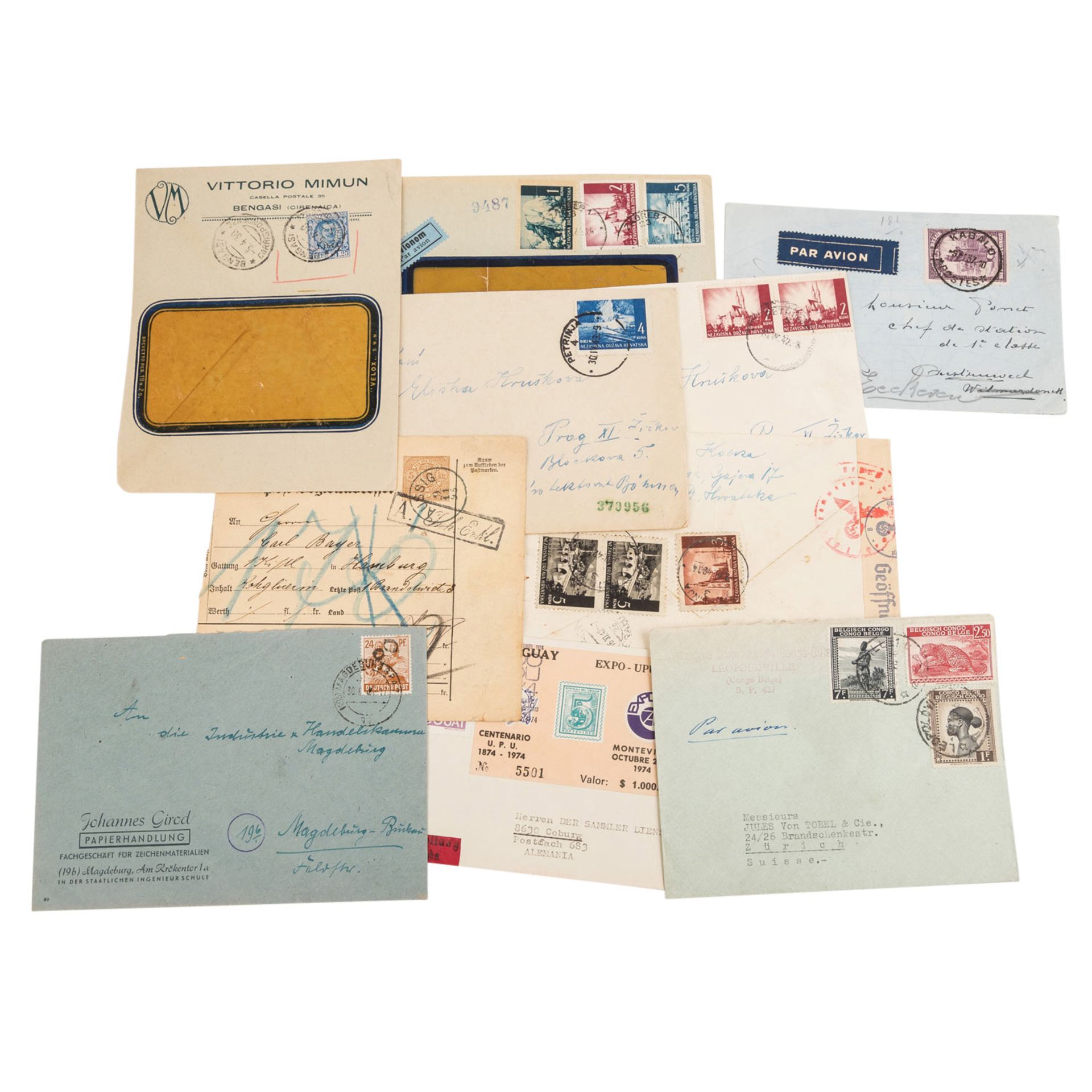Briefe-/Kartenposten Alle Welt, einige hundert Stück in einer grösseren Schachtel,  - Bild 3 aus 5