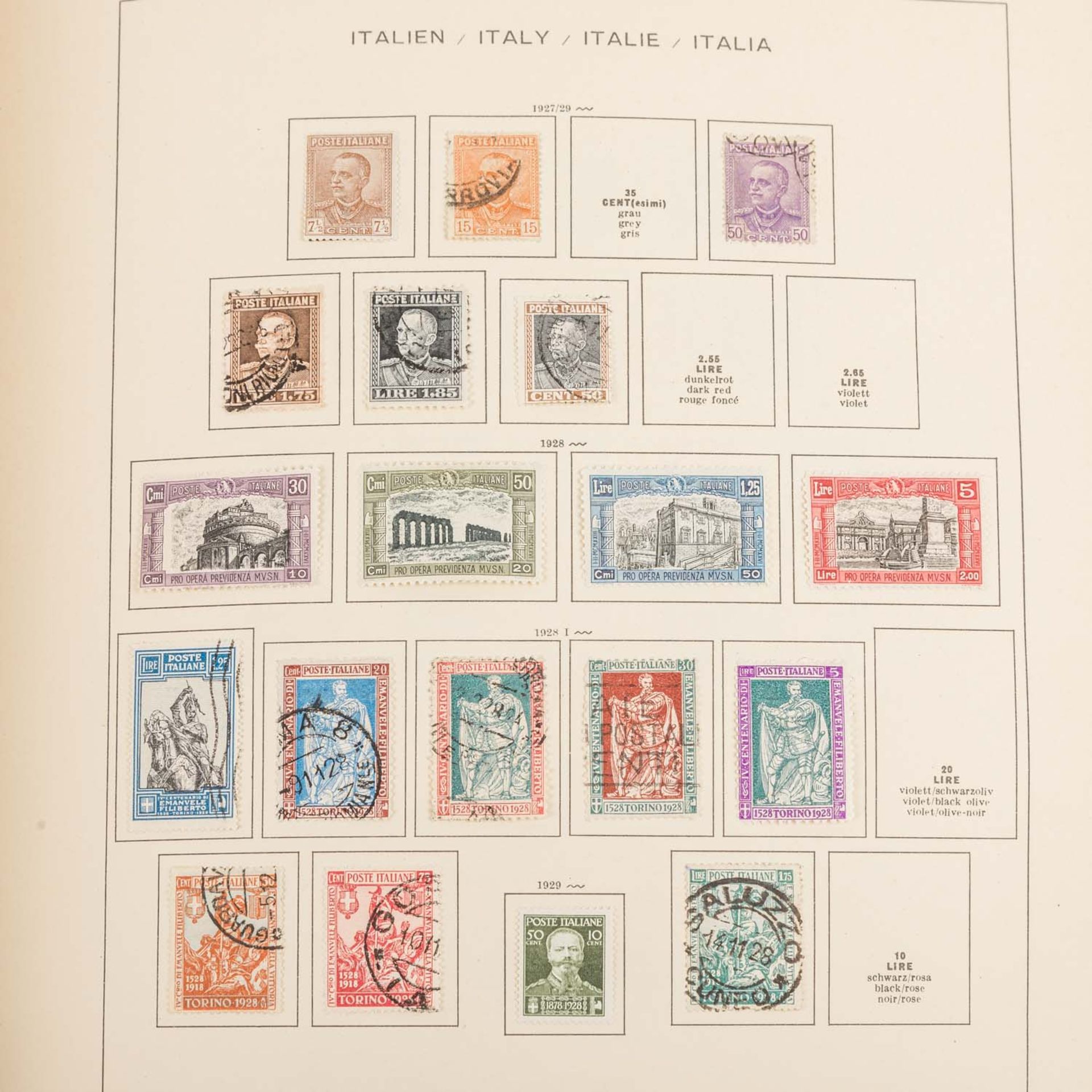 Eine Sammlung mit Italien und Nebengebiete - ab 1861-1985 */O - Image 21 of 29