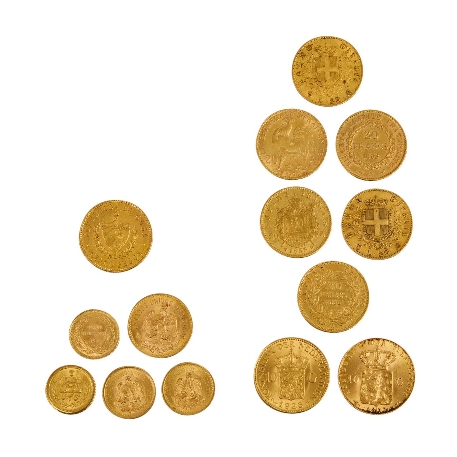 GOLDLOT ca. 65,4 g fein, bestehend aus - Image 2 of 2