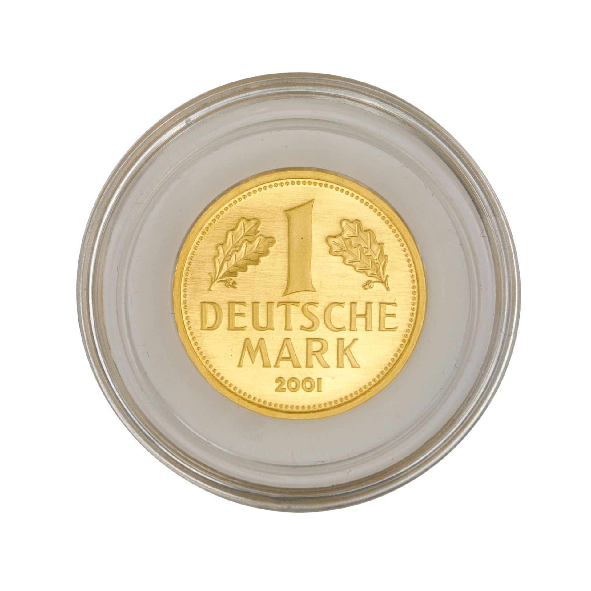 BRD/GOLD - 1 Deutsche Mark 2001 F,