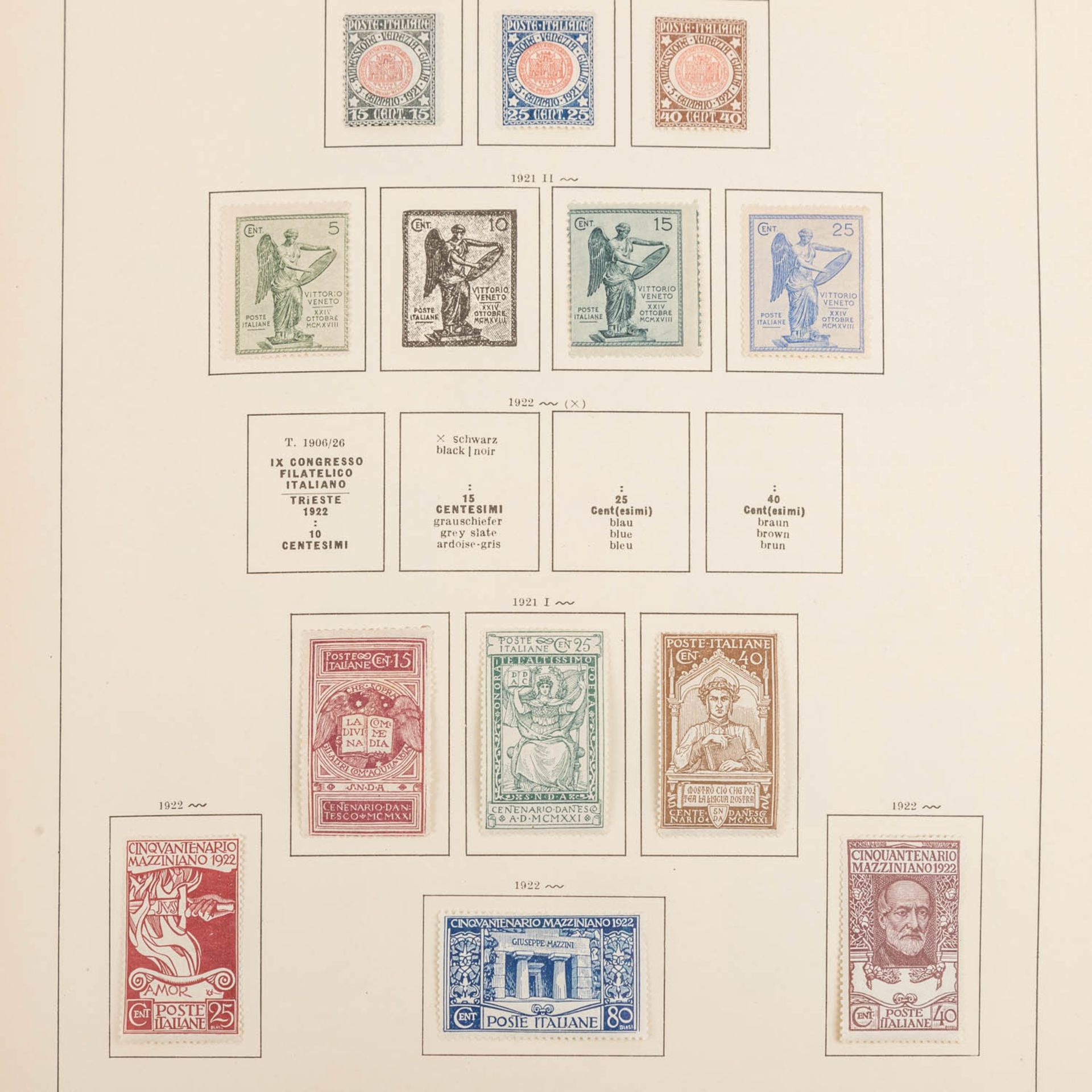 Eine Sammlung mit Italien und Nebengebiete - ab 1861-1985 */O - Image 17 of 29