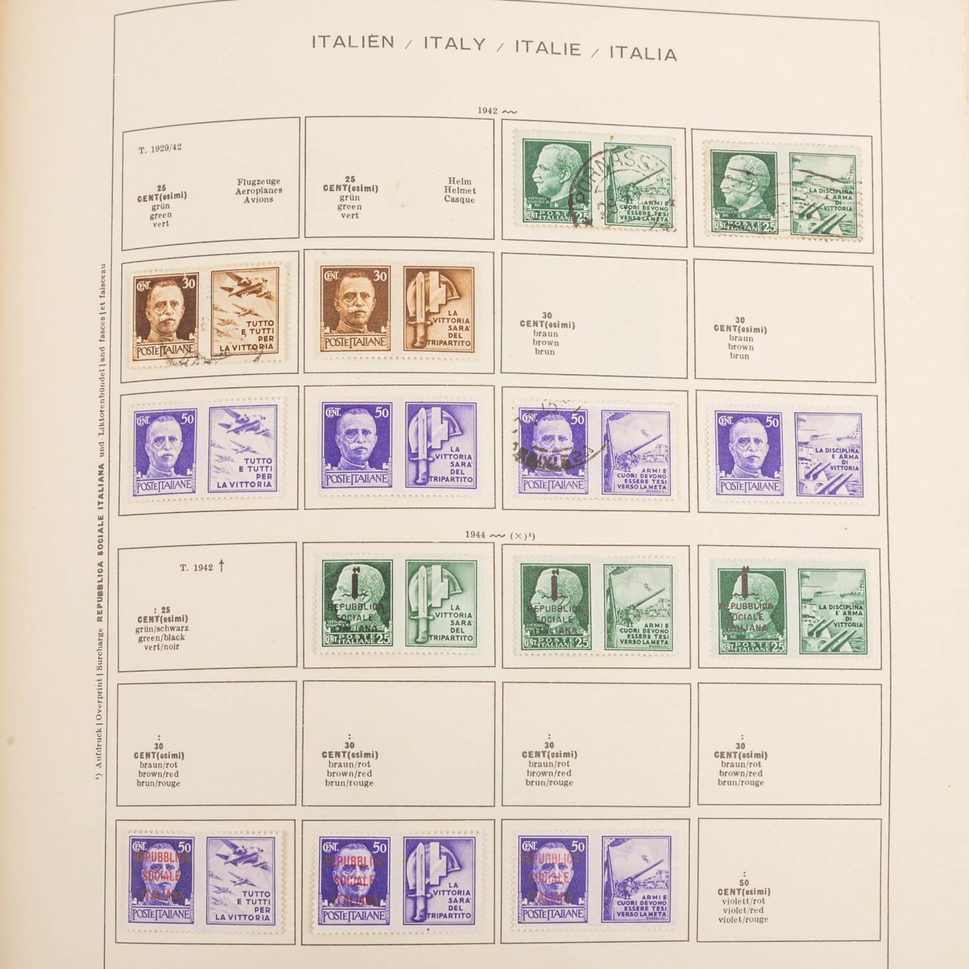Eine Sammlung mit Italien und Nebengebiete - ab 1861-1985 */O - Image 29 of 29