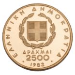 Griechenland/GOLD - 2500 Drachmen 1982,