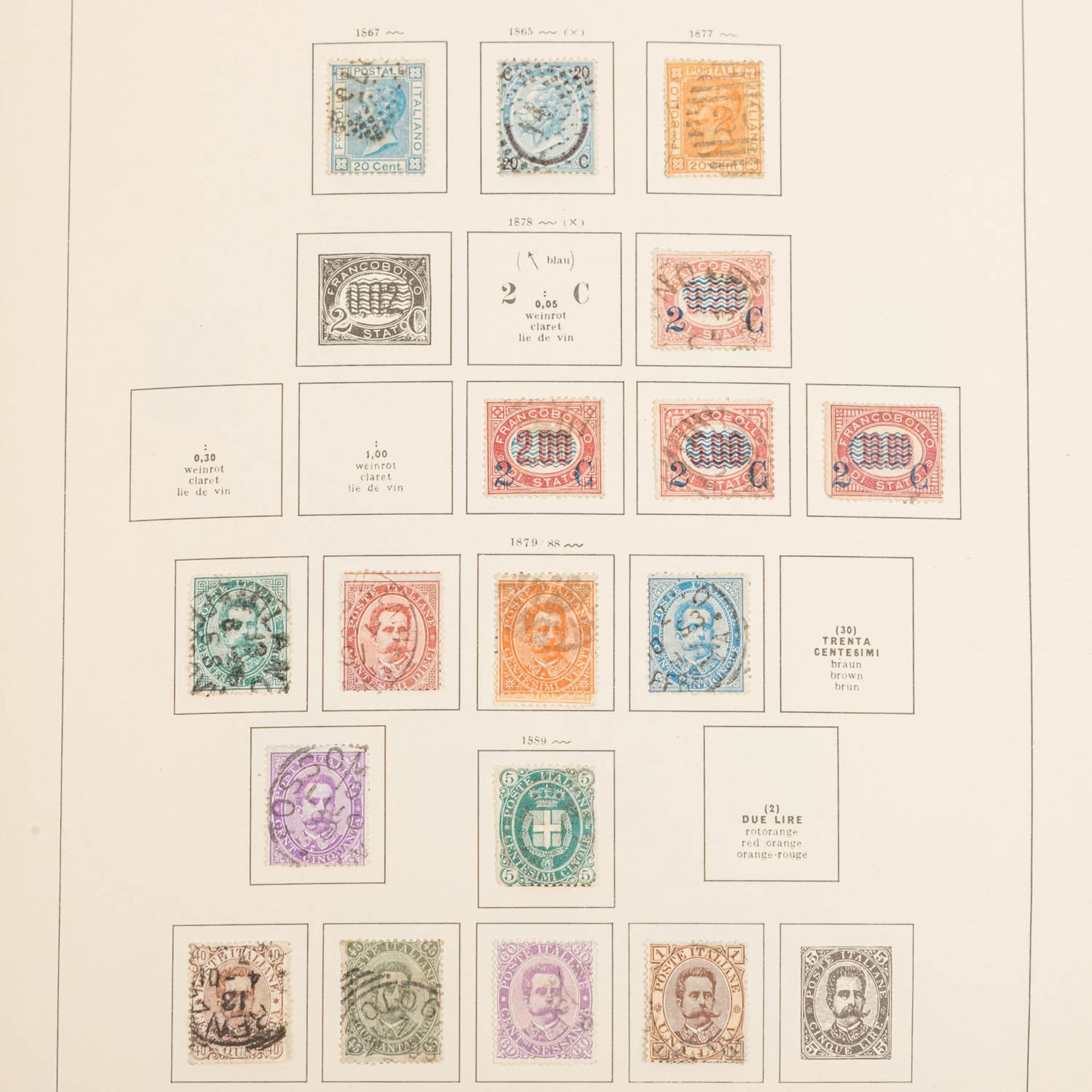 Eine Sammlung mit Italien und Nebengebiete - ab 1861-1985 */O - Image 14 of 29