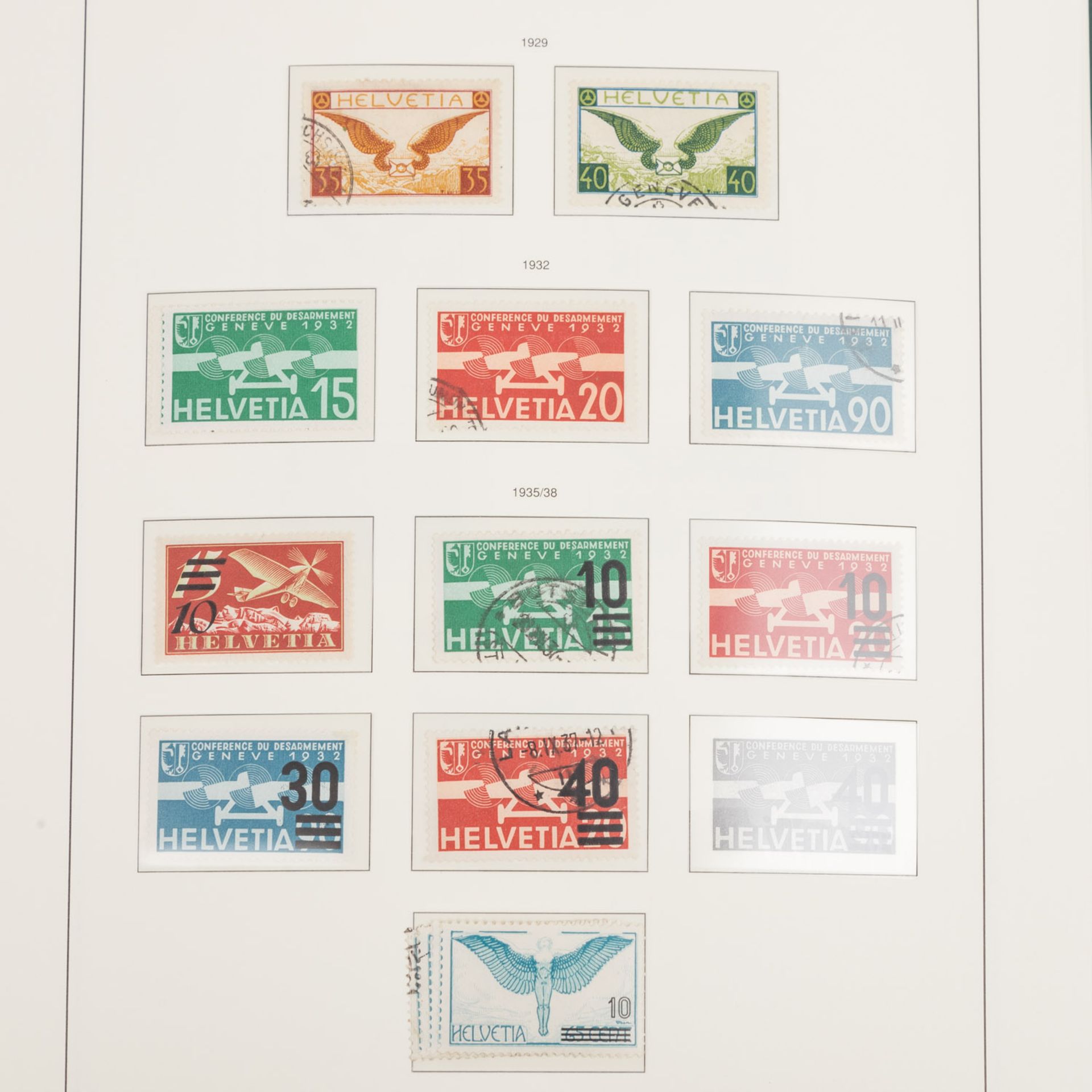 Sammlung Schweiz 1914-1974 **/*/O; Kat.-Wert: über 3.000,-€ - Bild 7 aus 10