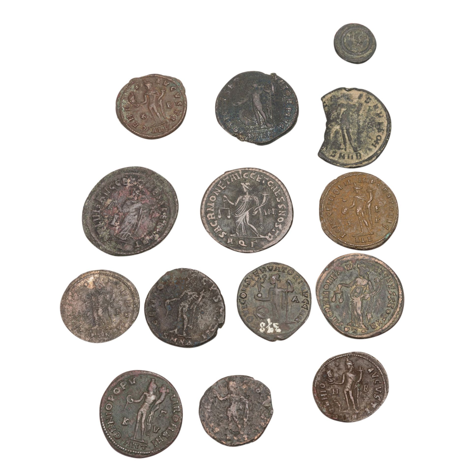 Röm. Spätantike - 14 Antiken aus der Zeit des Maximinus Daia 4.Jh. n.Chr. - - Bild 2 aus 2