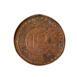 Sri Lanka / British Ceylon, 1/12 Rixdollar 1803, Georg III,