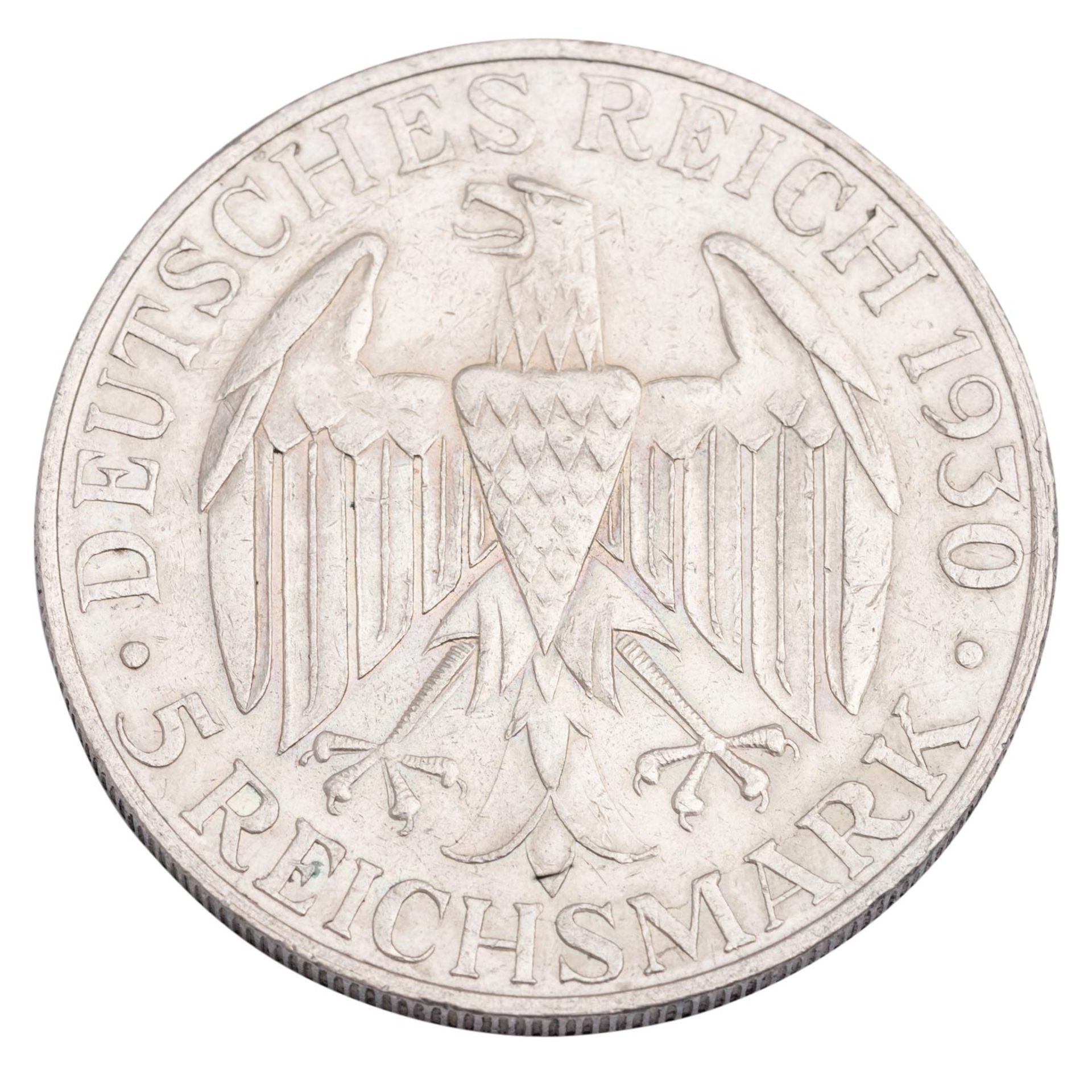 Weimarer Republik /SILBER - 5 Reichsmark, Graf Zeppelin 1930-G - Image 2 of 3