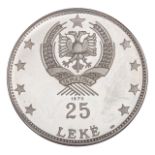 Albanien - 25 Leke 1970, Schwerttanz,