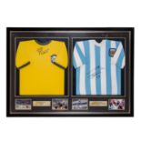 FUSSBALL - Weltlegenden MARADONA (1960-2020) und PELE (1940-2022),