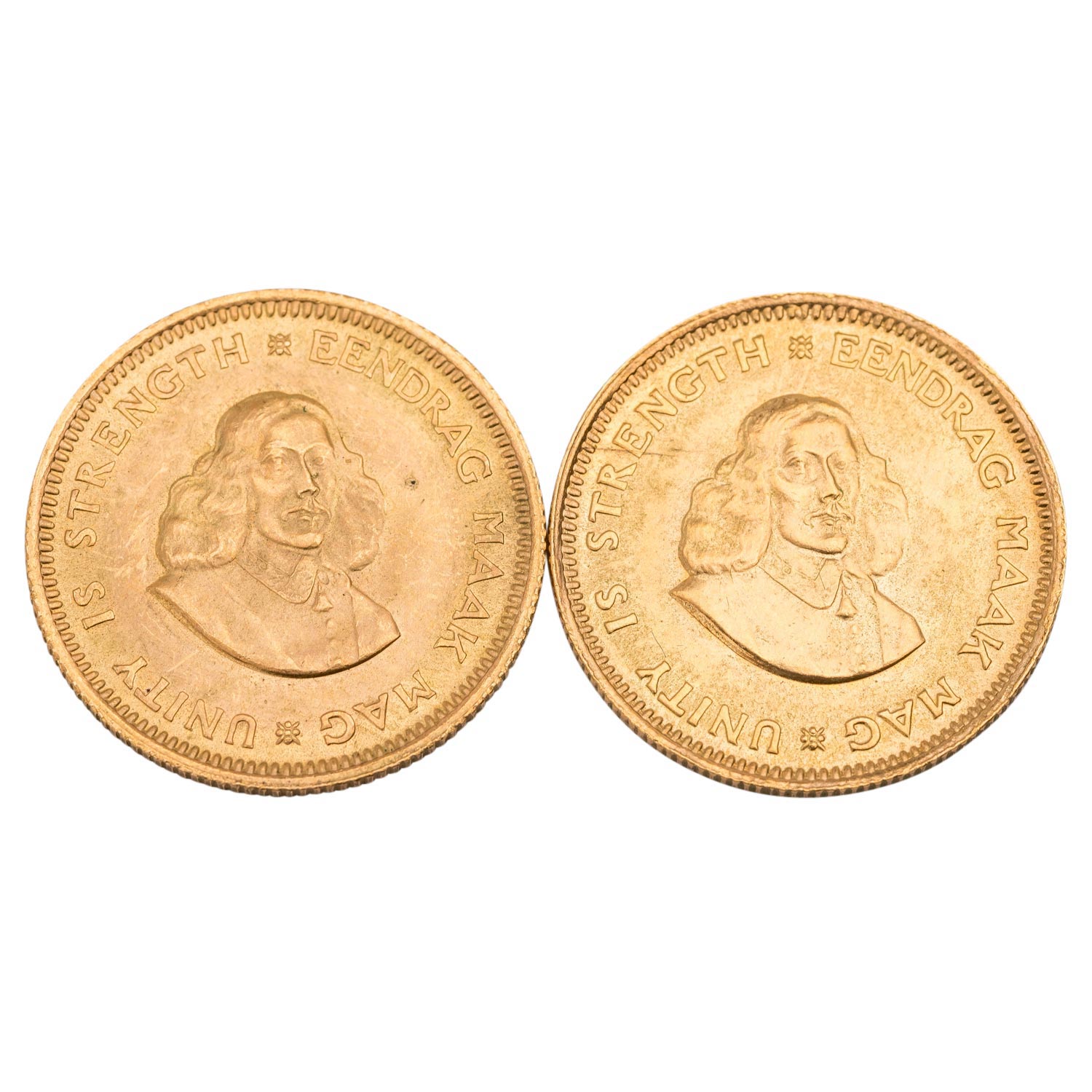 Südafrika /GOLD - 2 x 1 Rand, Jg. 1967 / 1969 - Image 2 of 2