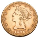 USA /GOLD - 10 $ Eagle Liberty Head 1896