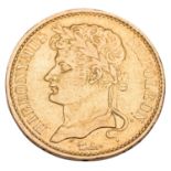 Königreich Westphalen /Gold - Hieronymus Napoleon, 20 Franken 1808-C,