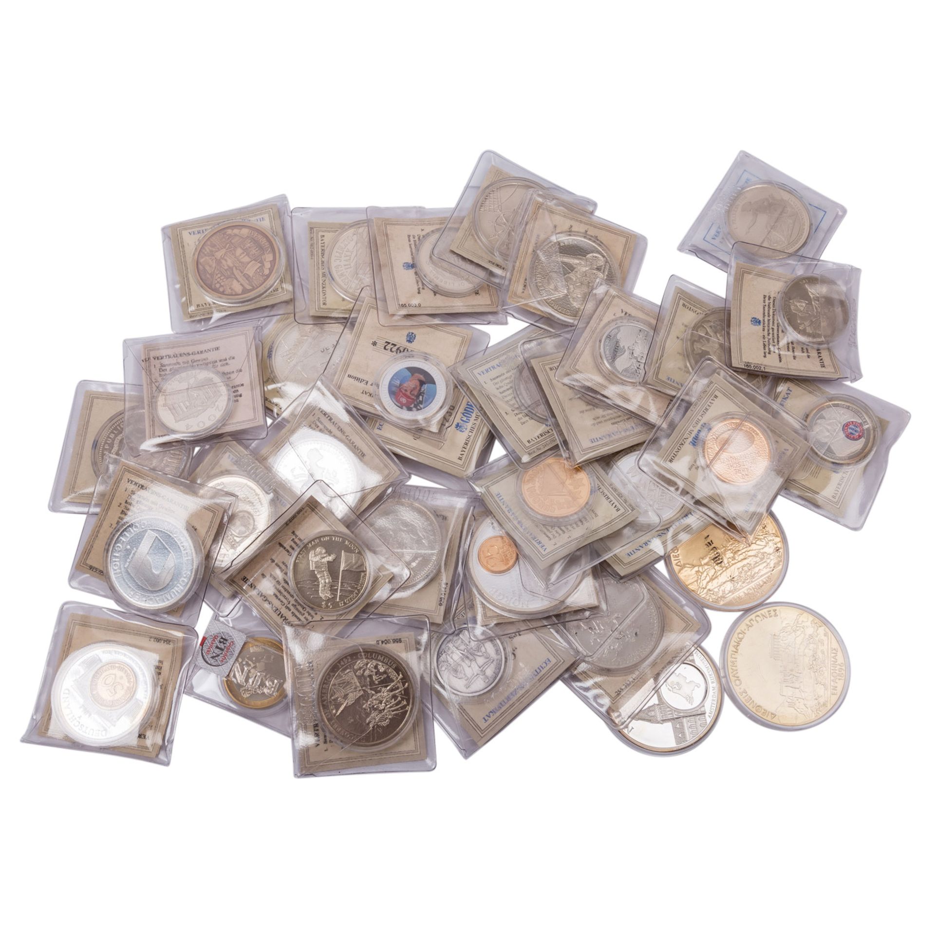 Eine Medaillen-Sammlung u.a. mit Silber fein ca. 1,2 kg - Bild 2 aus 5