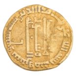 Islamische Münzen im Mittelalter/Abbasidenkalifat/ Gold - Dinar (Al Mahdi, 775-785 n.Chr.),