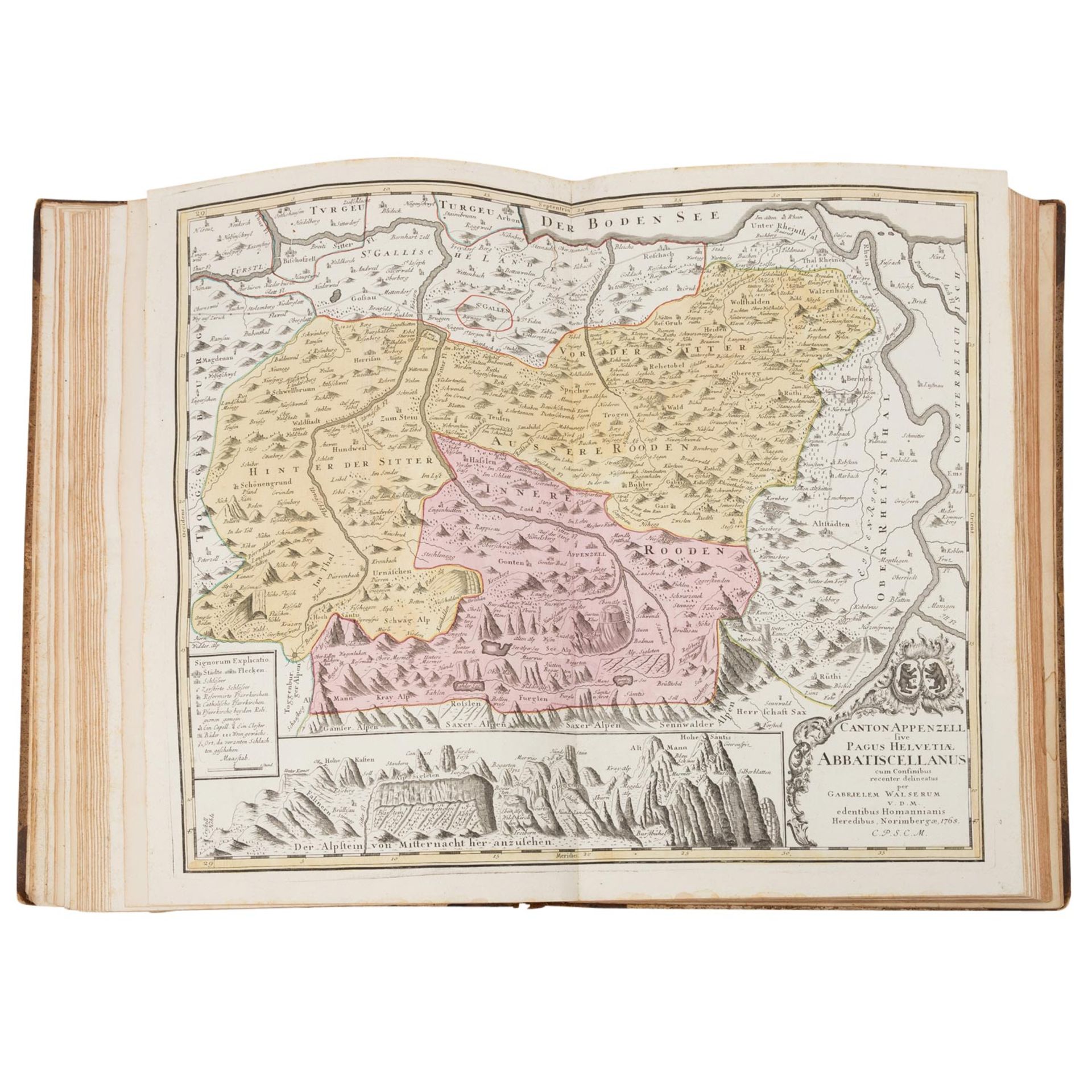 Gabriel Walser, Schweizer Geographie 1770 - - Bild 2 aus 5