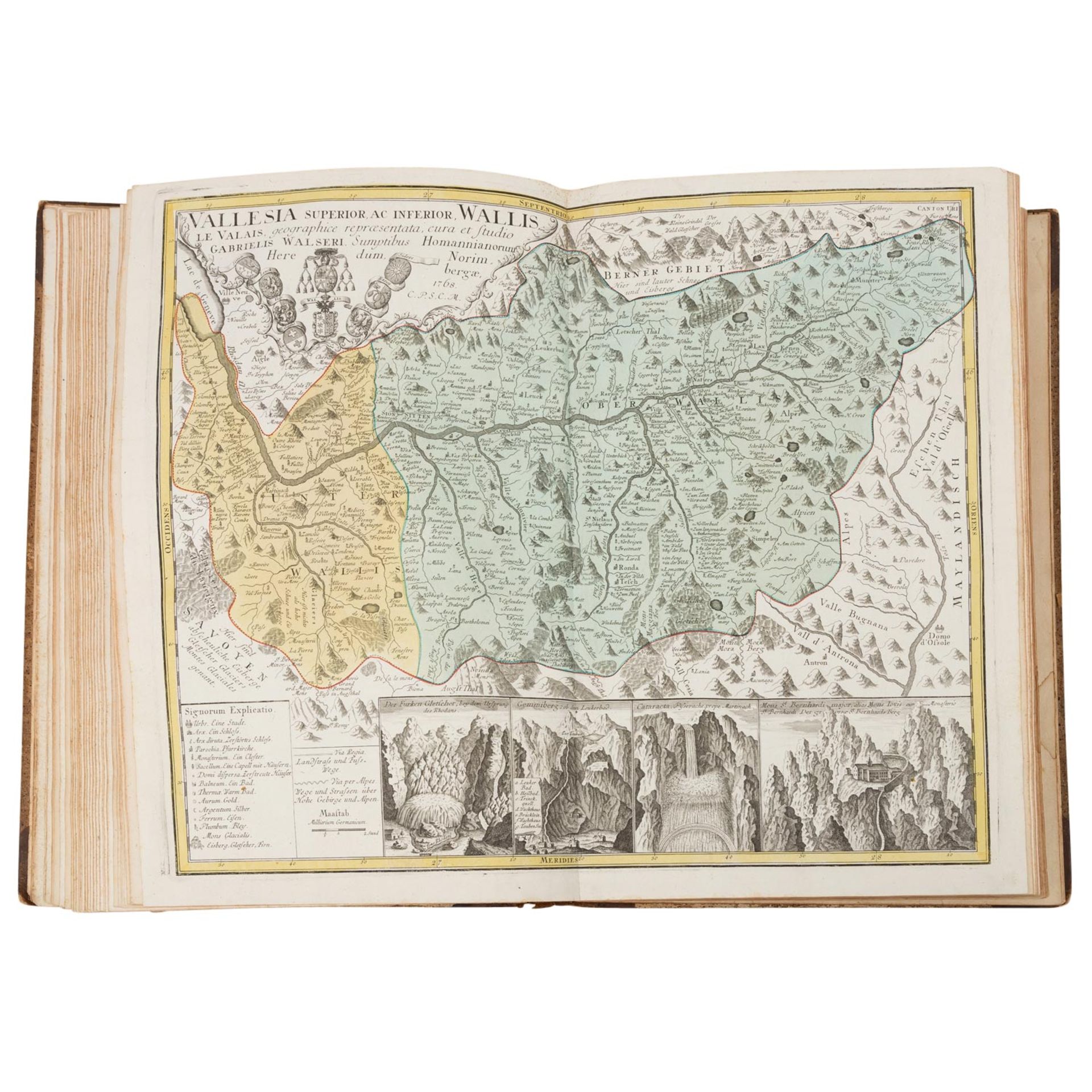 Gabriel Walser, Schweizer Geographie 1770 - - Bild 4 aus 5