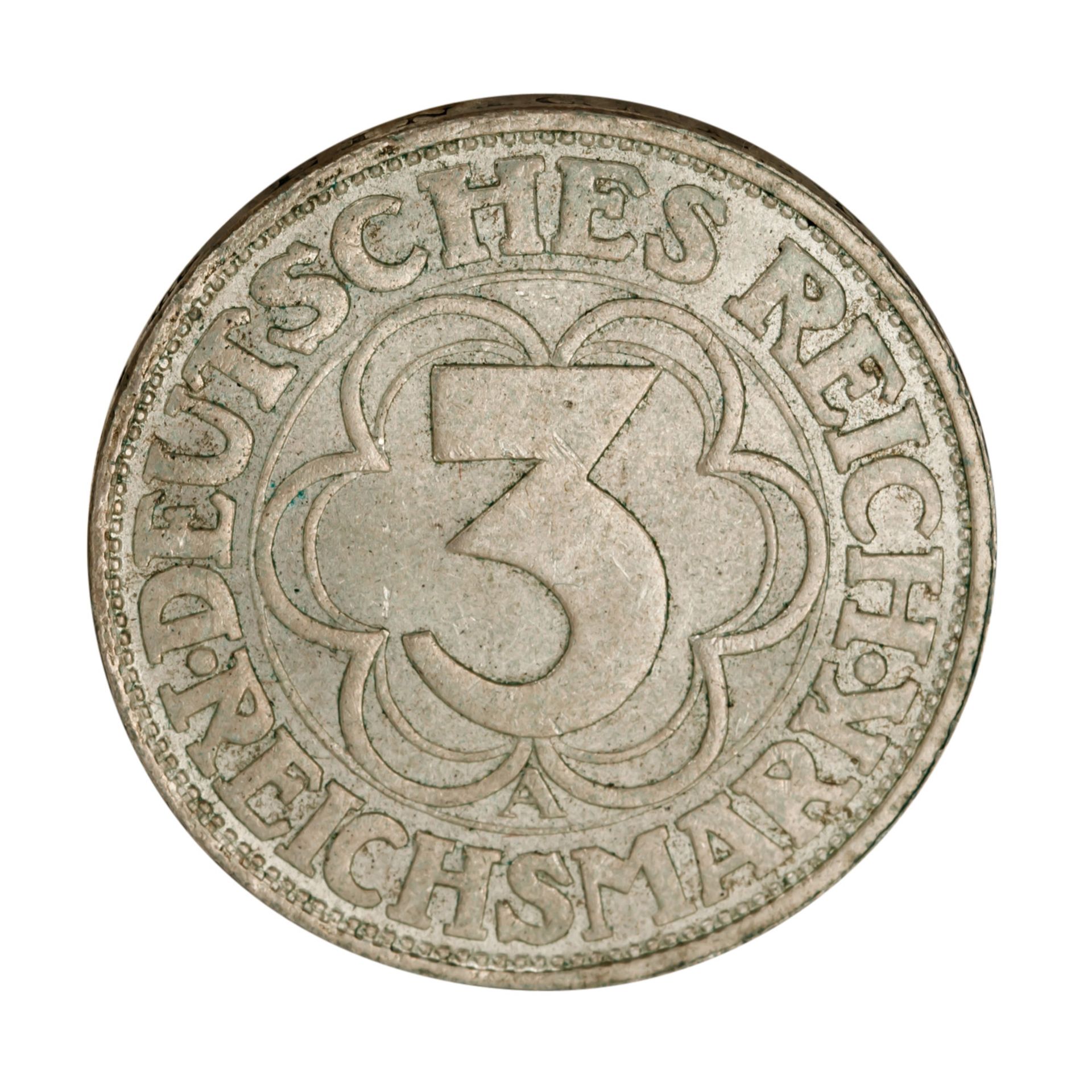 Weimarer Republik /Gedenkprägungen - 3 Reichsmark Nordhausen 1927-A - Bild 2 aus 2