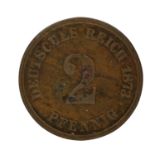 Dt. Kaiserreich /Kleinmünzen - 2 Pfennig 1873-F