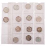 14 x Preussen/ Silber - 2 Mark der Jahre 1891/1892/1893/1896/1899/1902/1903/