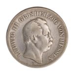 Deutsches Kaiserreich / Hessen - 2 Mark 1876/H, Grossherzog Ludwig III.,