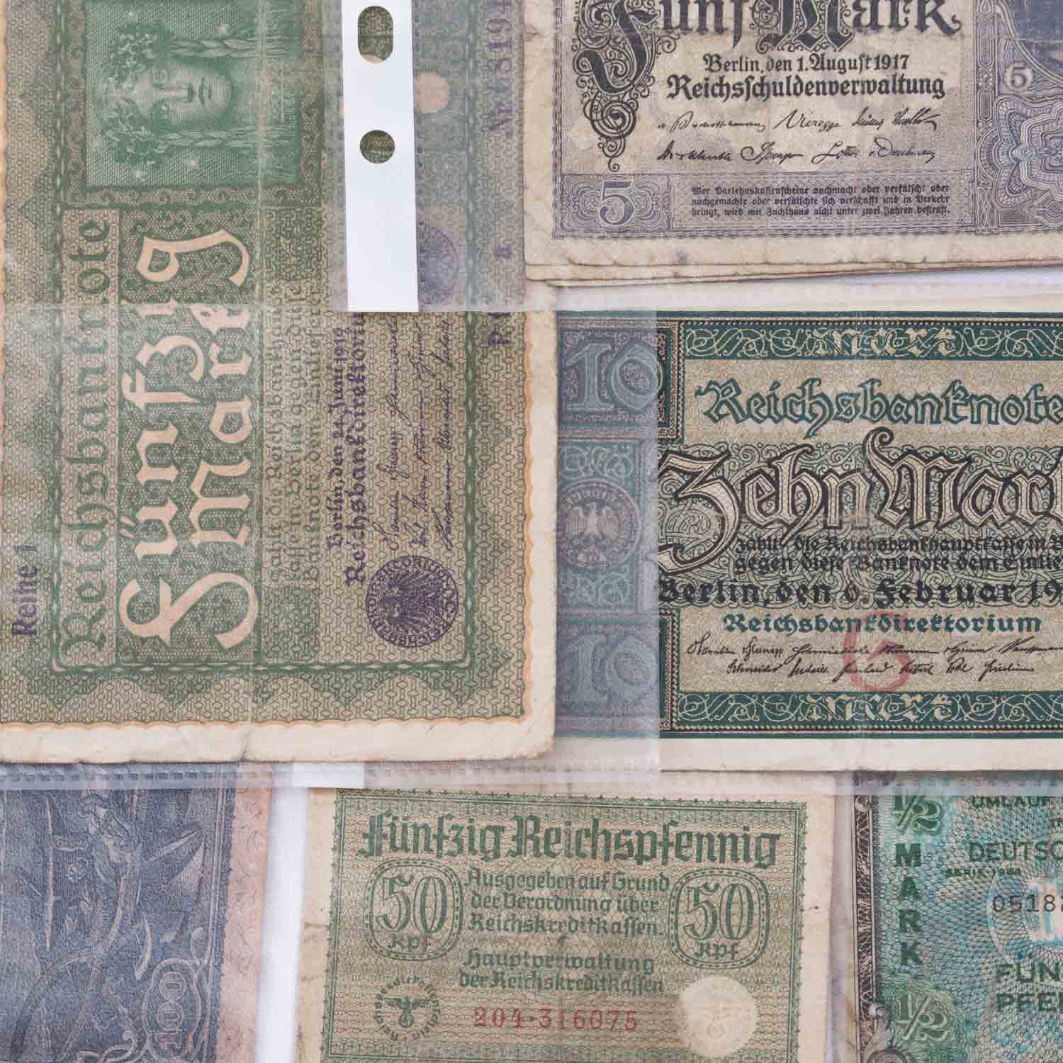 Deutsches Reich und alle Welt - Banknoten, Darlehenskassenscheine, Inflations- und Notgeld und mehr. - Image 3 of 6