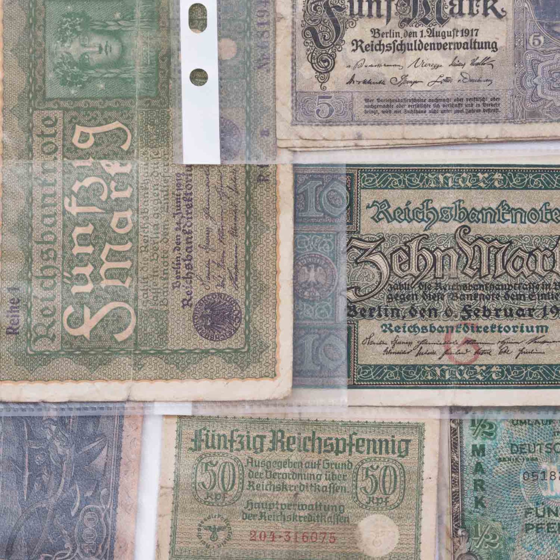 Deutsches Reich und alle Welt - Banknoten, Darlehenskassenscheine, Inflations- und Notgeld und mehr. - Bild 3 aus 6