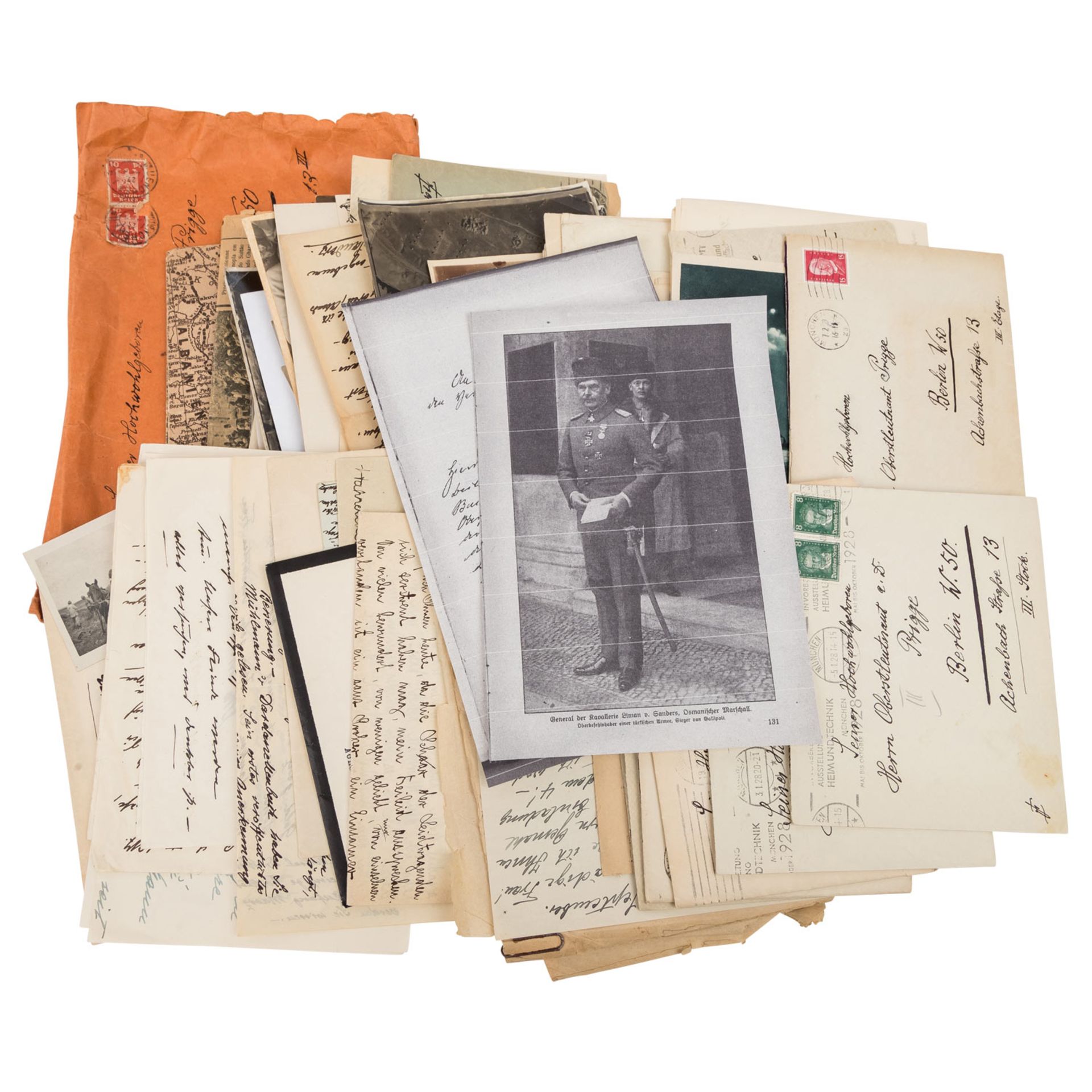 Sammlung von Briefen aus der Feder des osmanisch-preußischen Marshalls Otto Liman von Sanders
